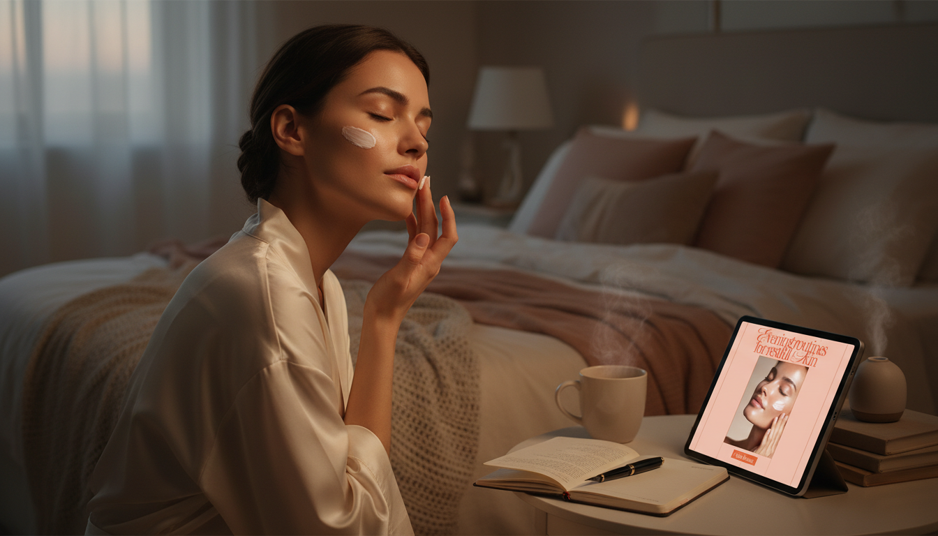 60-Minute Night Routine for Clear Skin & Deep Sleep