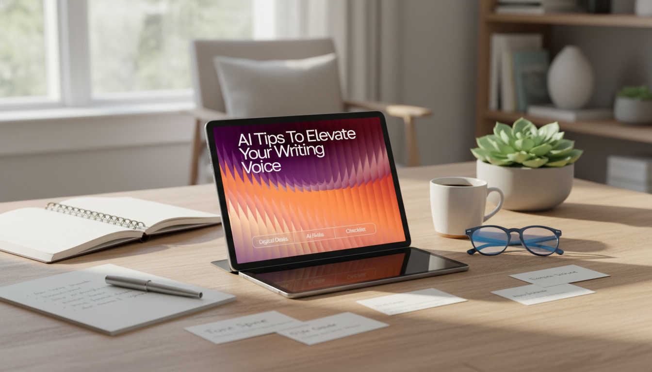 AI Writing Voice: Tone Spine, Style Guide & Checklist