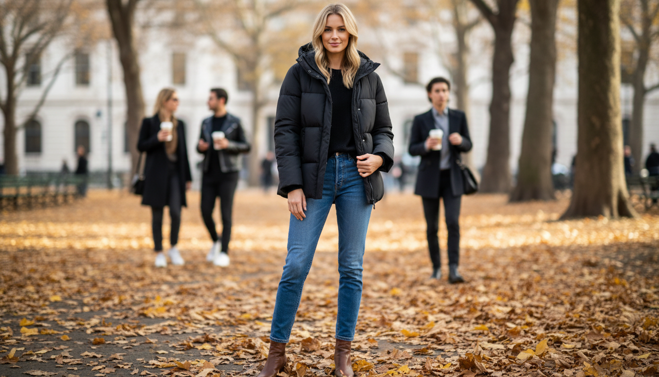 Calvin Klein Women’s Zip-Up Jacket for Fall & Winter