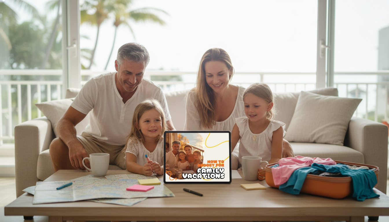 Family Vacation Budgeting: Digital Plan to Save & Spend