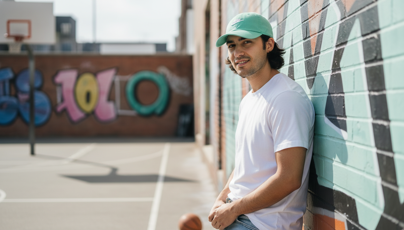 Nike Men’s Green Printed Cap: Bold Everyday Style