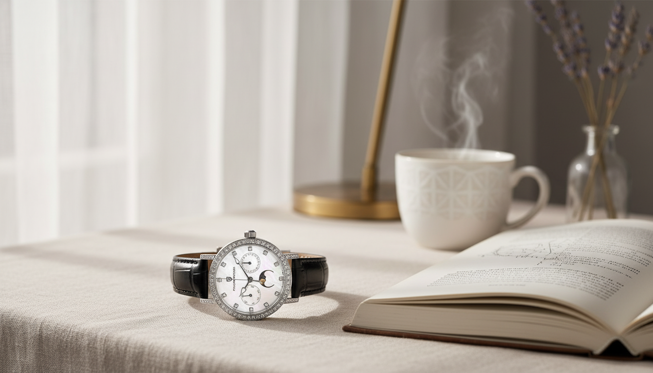 Women’s Quartz Watch: Sapphire Crystal & Luminous Dial