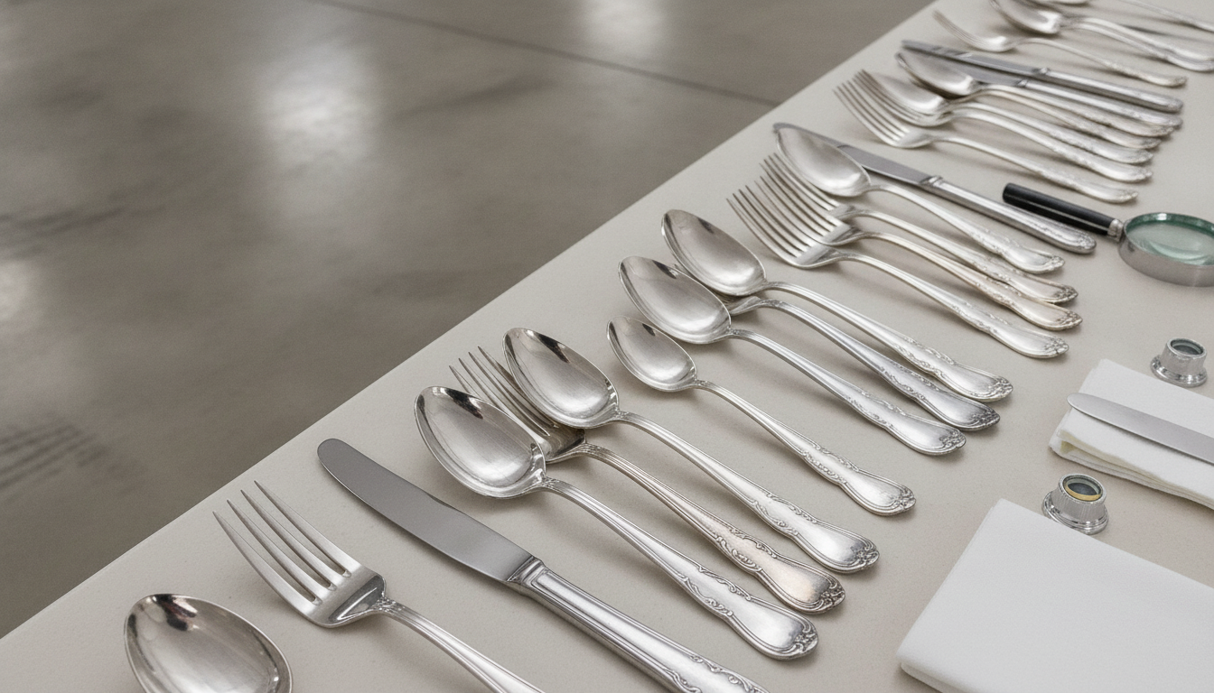 Silver Flatware Sets: Value, Marks, and What Matters
