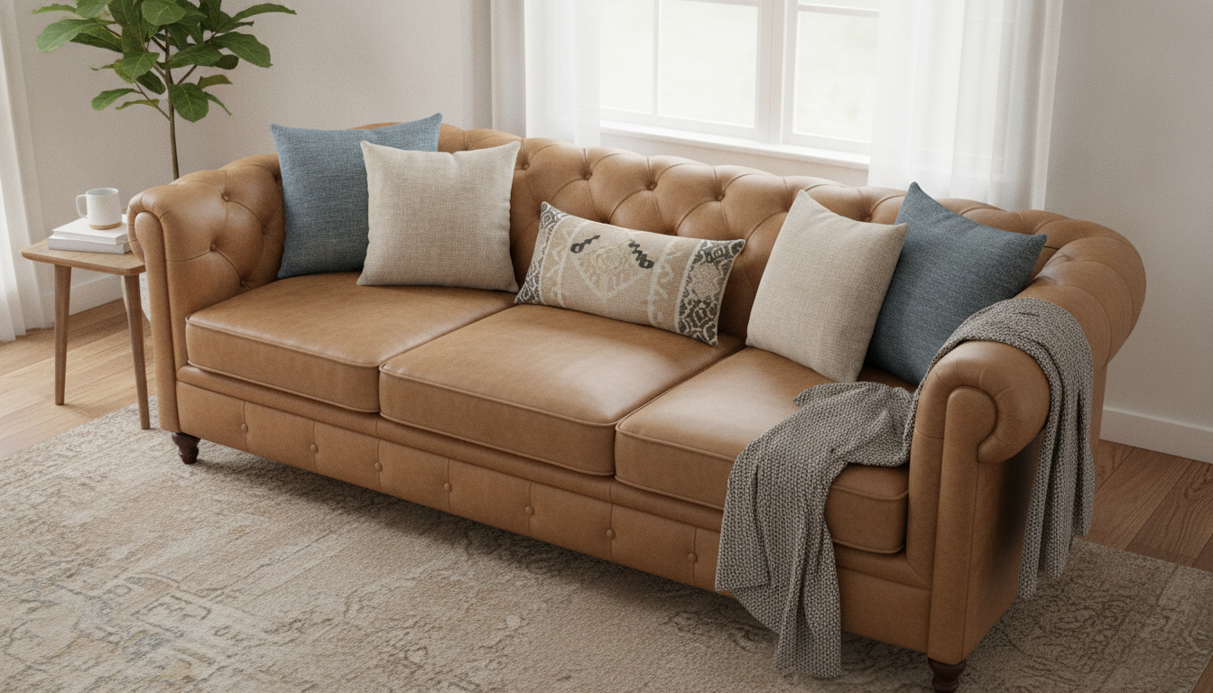 Cushions on a Chesterfield Sofa: Yes—Here’s How