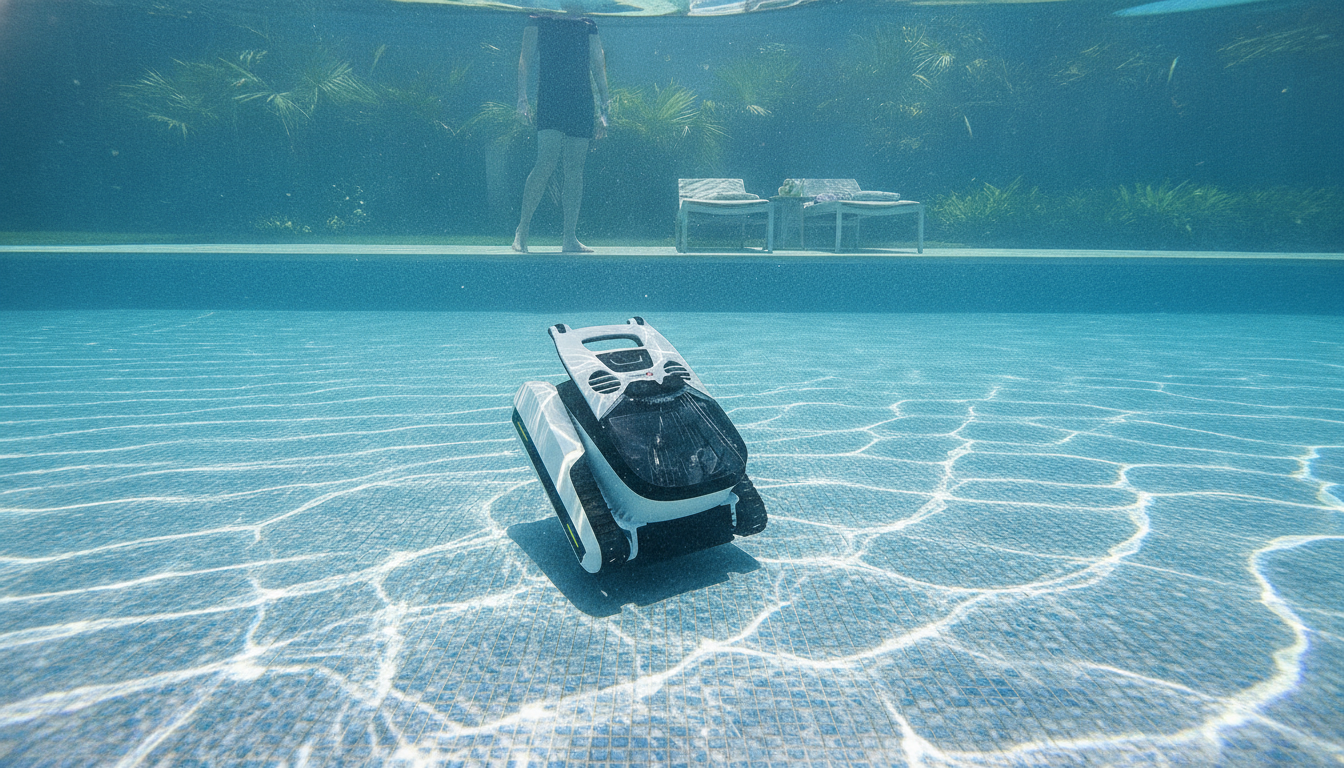 Cordless Sonar Pool Robot: Cleaner Floors, Less Effort