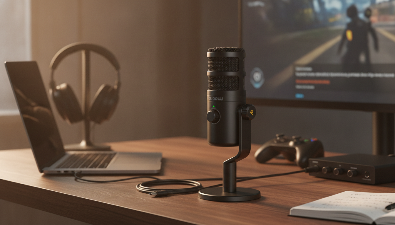 Dynamic USB-C Mic for Streaming, Recording & Gaming