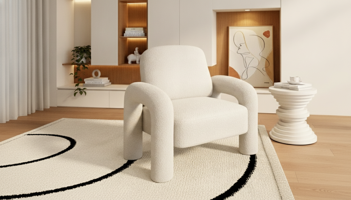Elephant-Trunk Sherpa Accent Armchair: Style & Tips