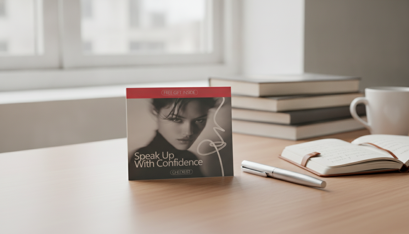 Speak Up With Confidence: 30–60 Second Checklist