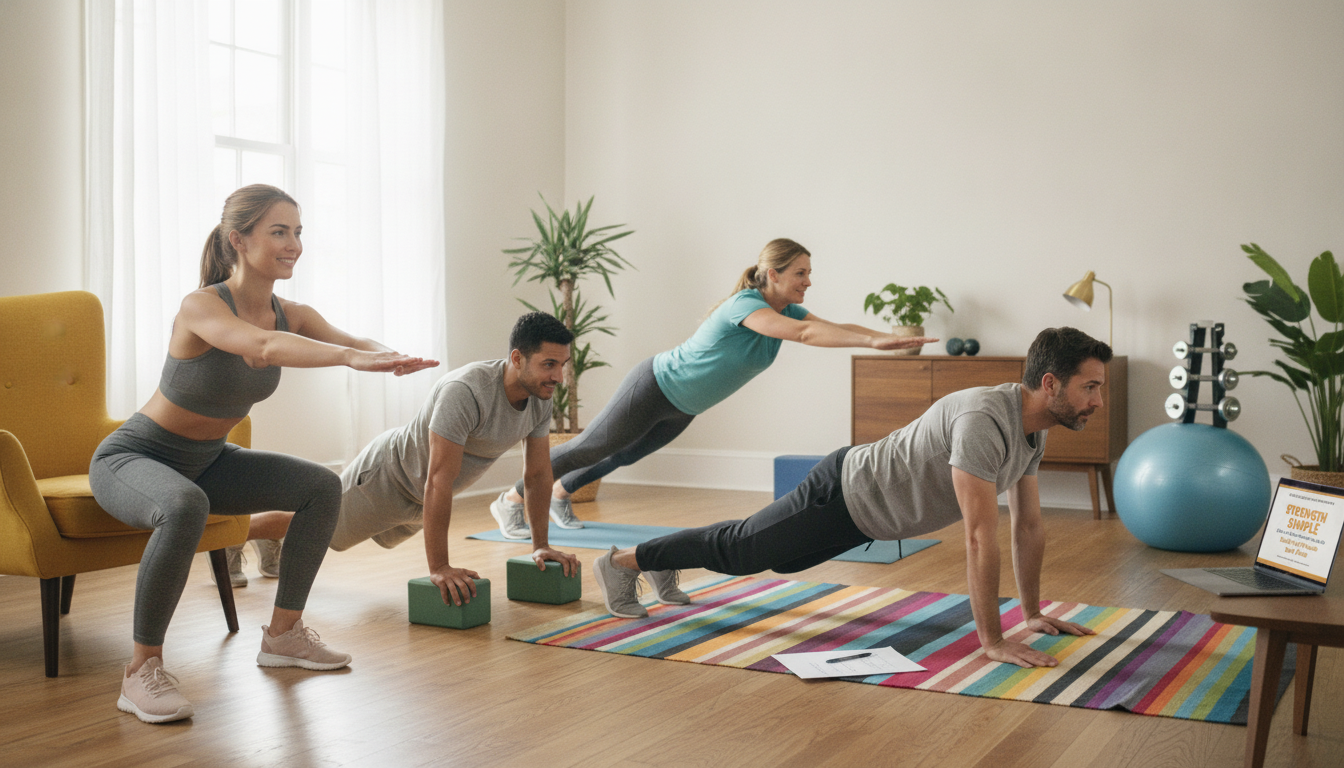 Beginner Home Strength Plan: 3 Days to Real Power