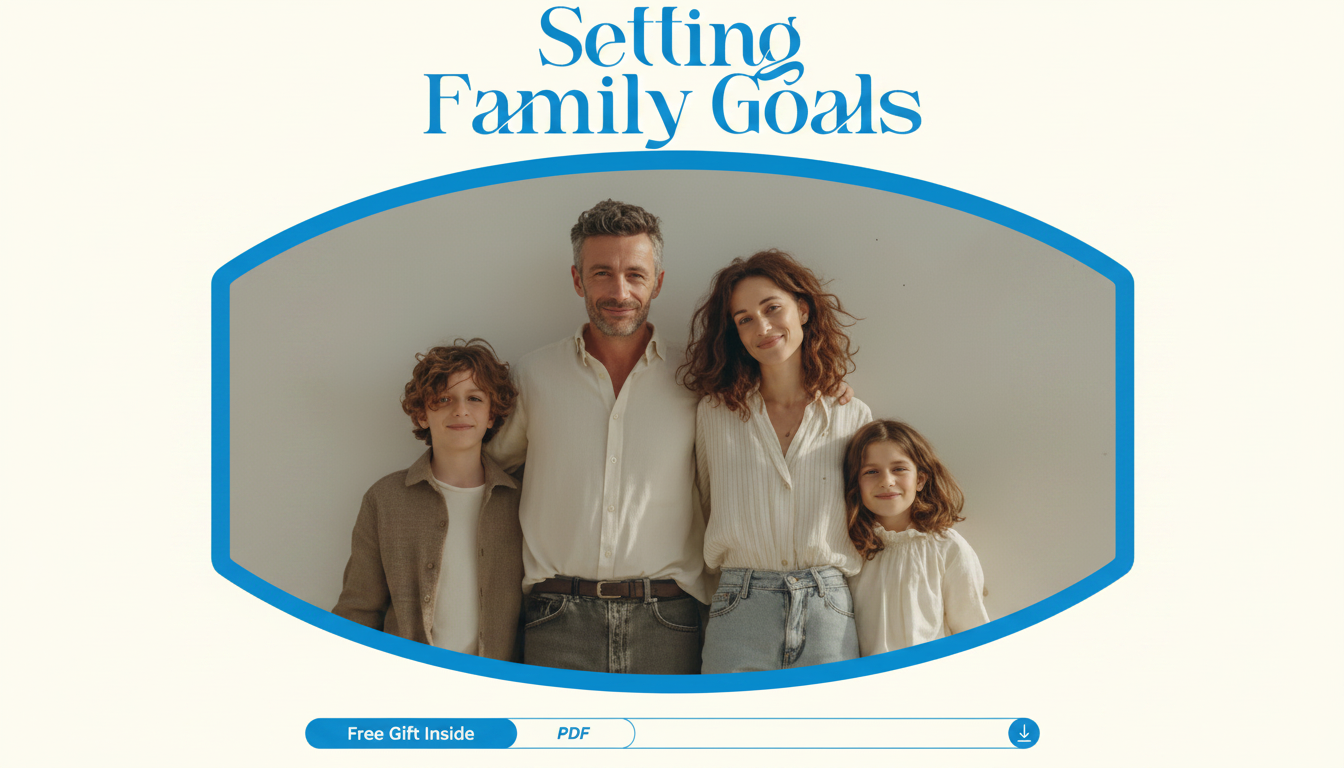 Family Goals That Work: Values, Habits, Weekly Check-Ins