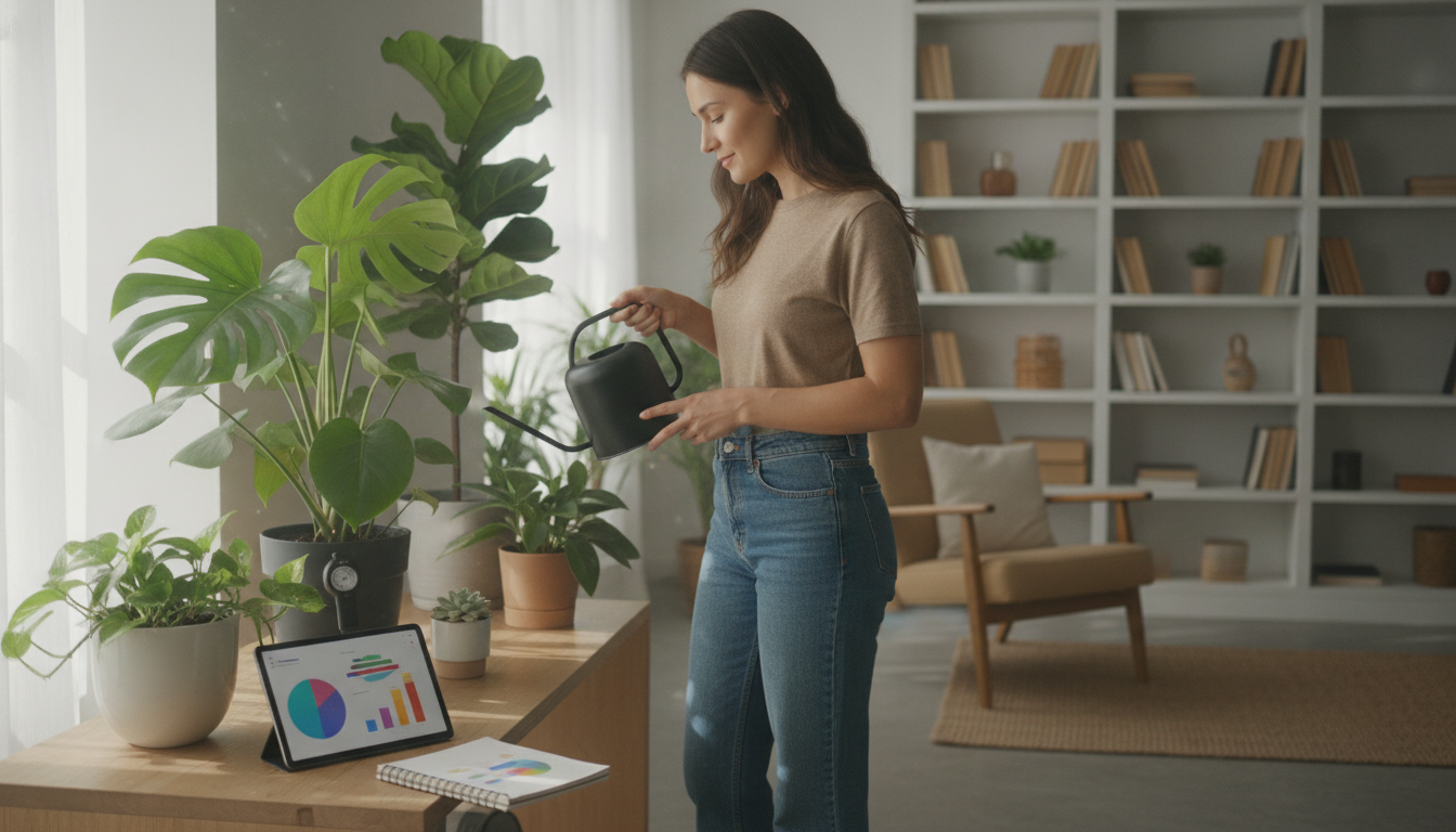 Water Houseplants Smarter: A Flexible Check-Day Routine