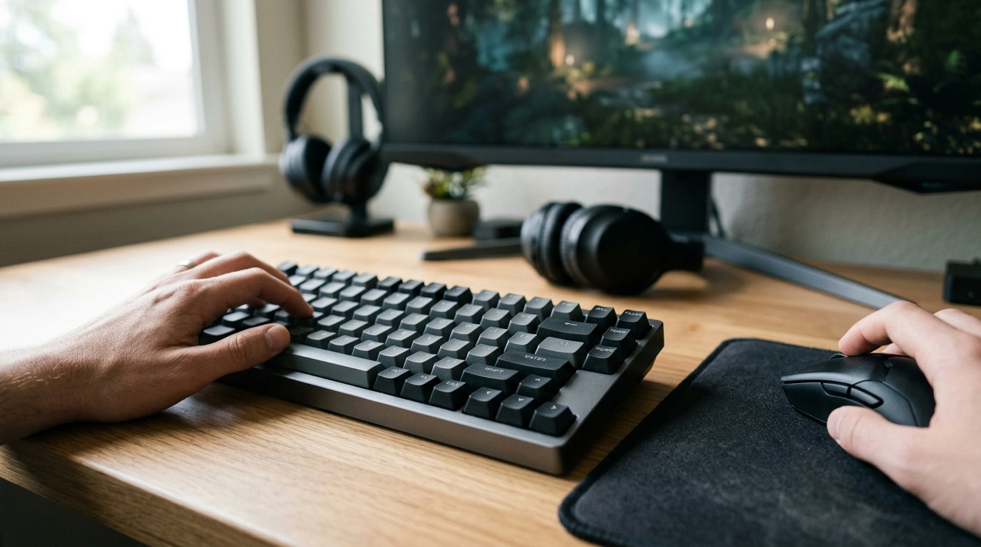 82-Key Wireless Magnetic Gaming Keyboard: 8K Polling