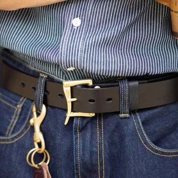 Vintage Cowhide Belt for Men: Fit, Style & Care