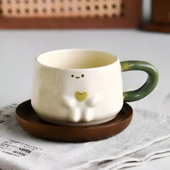 European Butterfly Camellia Mug for Slow Mornings